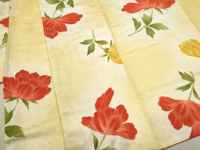 平和屋着物∵女の子　十三参り　子供　祝着　枝花文　暈し染め　金彩　逸品　CAAV9310ze