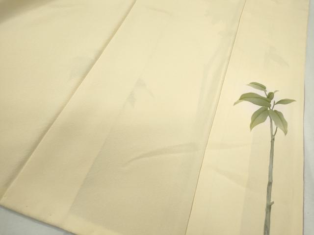 平和屋着物●訪問着　手描き　草木文　暈し染め　正絹　逸品　CAAV9330ze