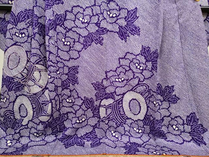 平和屋着物●豪華振袖　総絞り　駒刺繍　鼓草花文　正絹　逸品　CAAV9351ze