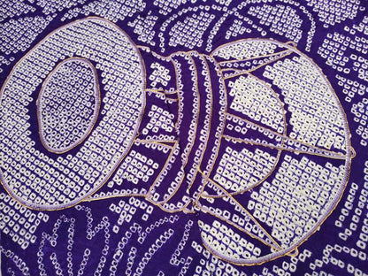 平和屋着物●豪華振袖　総絞り　駒刺繍　鼓草花文　正絹　逸品　CAAV9351ze