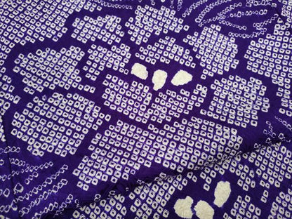 平和屋着物●豪華振袖　総絞り　駒刺繍　鼓草花文　正絹　逸品　CAAV9351ze