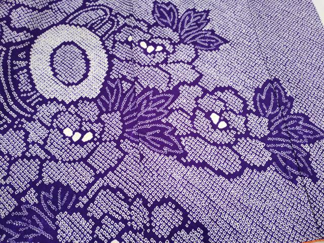 平和屋着物●豪華振袖　総絞り　駒刺繍　鼓草花文　正絹　逸品　CAAV9351ze