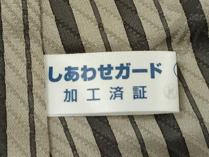 平和屋着物●染色作家　斉藤三才　訪問着　絞り　切嵌吉祥文　正絹　逸品　未使用　CAAV9355ze