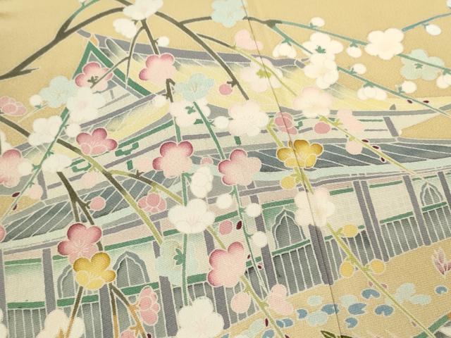 平和屋着物●豪華色留袖　作家物　鴛鴦風景花文　暈し染め　正絹　逸品　CAAV9356ze