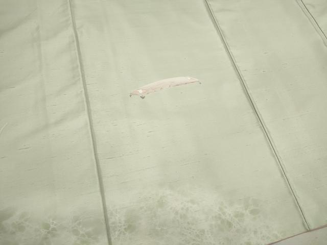 平和屋着物●訪問着 紬地 刺繍 霞吉祥枝花文 金彩 正絹 逸品 CAAV9358ze