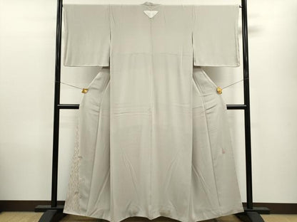 平和屋着物●豪華色留袖 松尾光琳 扇面流し 銀彩 正絹 逸品 CAAV9362ze