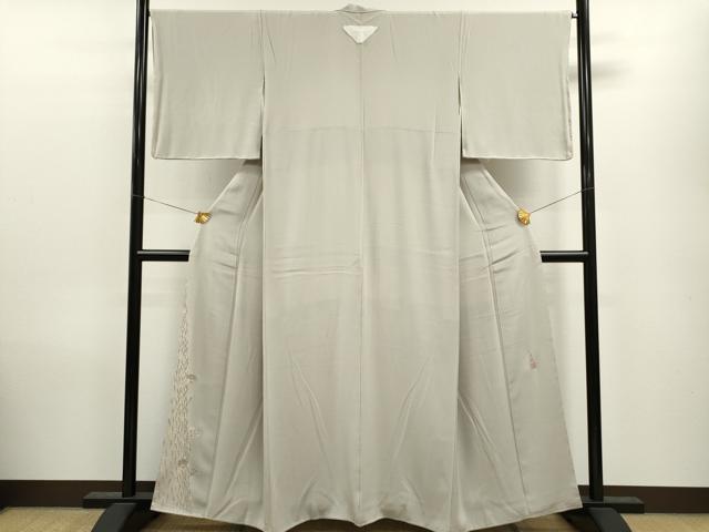 平和屋着物●豪華色留袖 松尾光琳 扇面流し 銀彩 正絹 逸品 CAAV9362ze