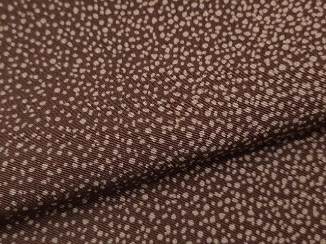 平和屋着物▽上質な小紋　単衣　たたき染め　正絹　逸品　CAAV9419ze