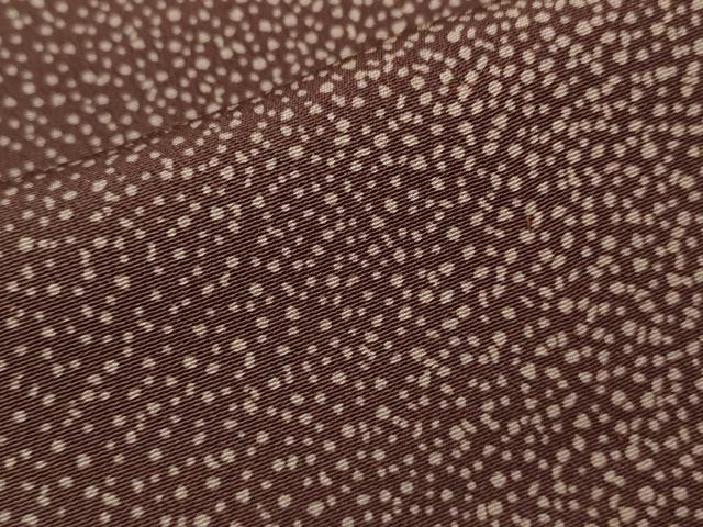 平和屋着物▽上質な小紋　単衣　たたき染め　正絹　逸品　CAAV9419ze