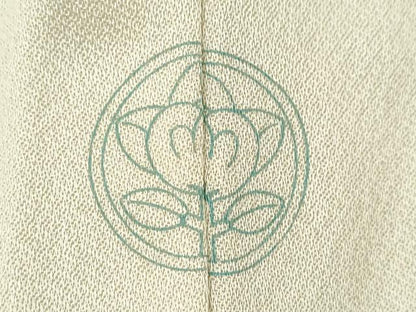 平和屋着物▽訪問着 単衣 刺繍 手描き 風景文 正絹 逸品 CAAV9421ze