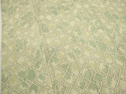 平和屋着物▽上質な紬 単衣 吉祥文 正絹 逸品 CAAV9423ze