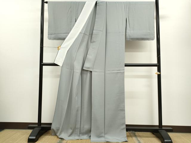 平和屋着物▽上質な色無地 単衣 蕎麦切色 正絹 逸品 CAAV9431ze