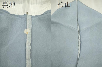 平和屋着物▽上質な色無地 単衣 秘色色 正絹 逸品 CAAV9435ze