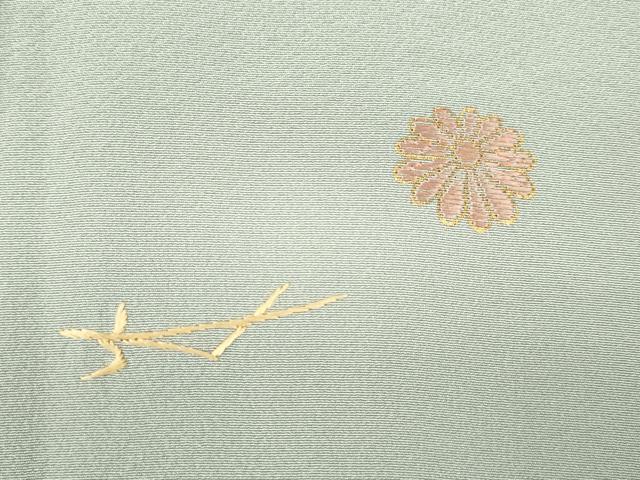 平和屋着物▽豪華色留袖　単衣　総刺繍　駒刺繍　舞花文　金彩　正絹　逸品　CABH7622ze
