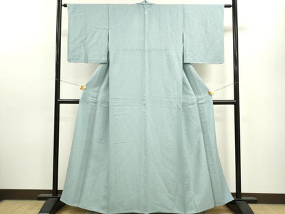 平和屋着物▽上質な色無地 単衣 吉祥地紋 瓶覗色 正絹 逸品 CAAV9438ze