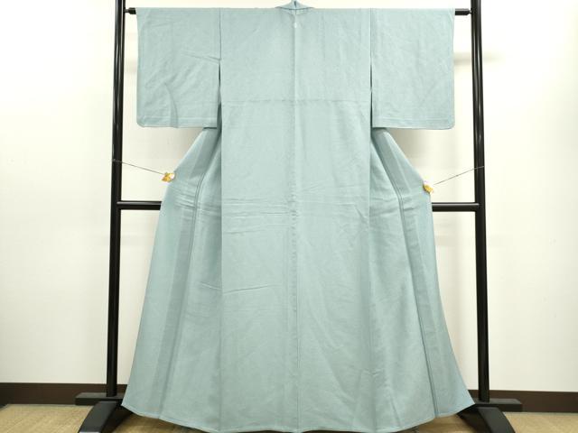 平和屋着物▽上質な色無地 単衣 吉祥地紋 瓶覗色 正絹 逸品 CAAV9438ze
