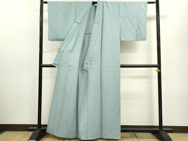 平和屋着物▽上質な色無地 単衣 吉祥地紋 瓶覗色 正絹 逸品 CAAV9438ze