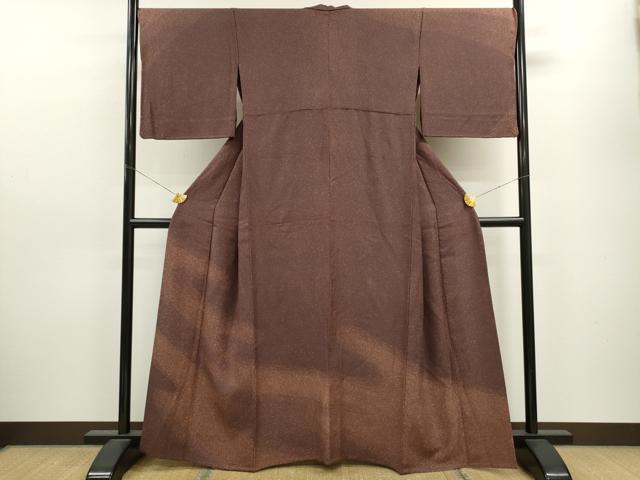 平和屋着物▽訪問着　単衣　たたき染め　正絹　逸品　CAAV9442ze