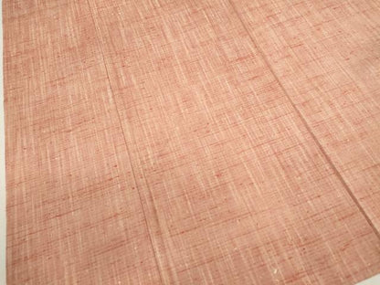 平和屋着物▽上質な紬　単衣　霞文　正絹　逸品　CAAV9451ze