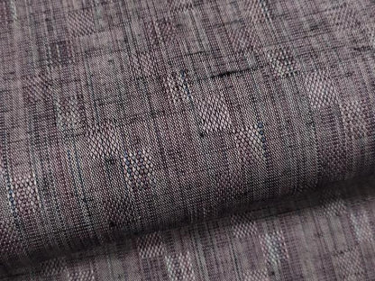 平和屋着物▽上質な紬 単衣 霞文 正絹 逸品 CAAV9460ze