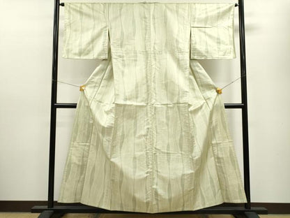 平和屋着物▽上質な紬 単衣 100亀甲 縦枠吉祥文 正絹 逸品 CAAV9465ze
