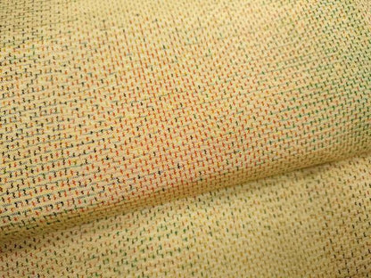 平和屋着物▽上質な紬 単衣 霞文 正絹 逸品 CAAV9475ze