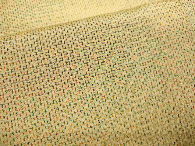 平和屋着物▽上質な紬 単衣 霞文 正絹 逸品 CAAV9475ze