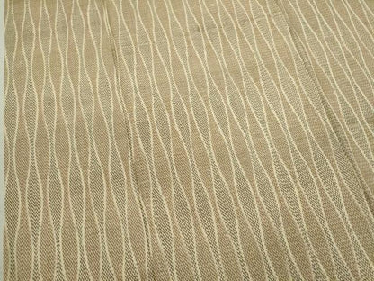 平和屋着物▽上質な紬　単衣　縦枠文　正絹　逸品　CAAV9485ze