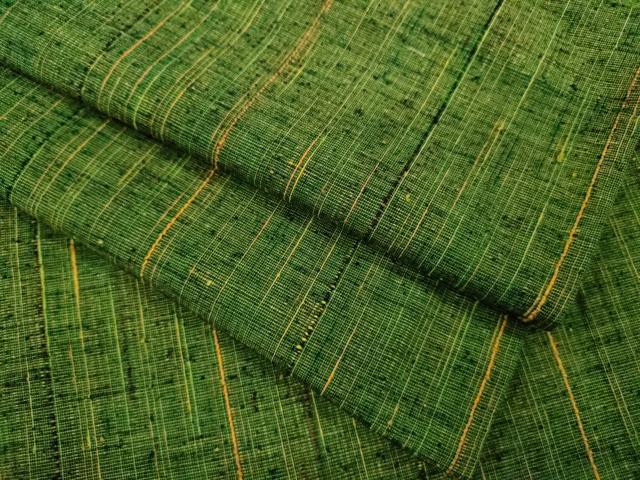 平和屋着物▽上質な紬 単衣 霞文 正絹 逸品 CAAV9488ze