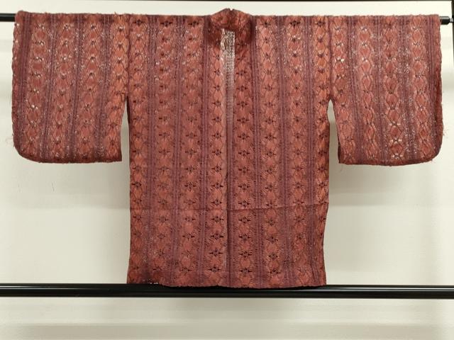 平和屋着物▽道中着 スリーシーズン 春夏秋 塵除け 総レース 花間道 CAAV9504ze