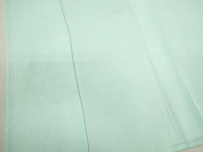 平和屋着物▽上質な色無地　単衣　伊と幸　裏葉柳色　正絹　逸品　CAAV9511ze