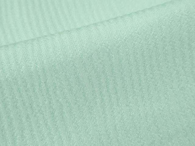 平和屋着物▽上質な色無地　単衣　伊と幸　裏葉柳色　正絹　逸品　CAAV9511ze