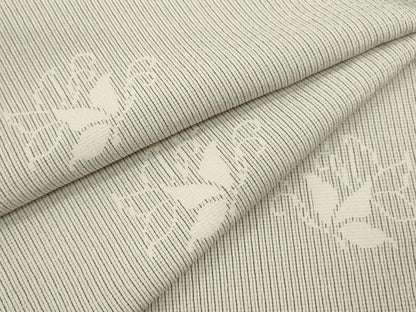 平和屋着物▽本塩沢 単衣 舞蝶文 正絹 逸品 CAAV9512ze