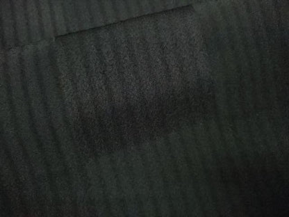 平和屋着物▽上質な小紋 単衣 縞市松文 黒地 さが美扱い 正絹 逸品 CAAV9518ze