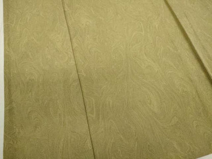 平和屋着物▽上質な小紋　単衣　墨流し文様　正絹　逸品　CAAV9519ze