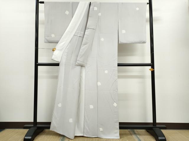 平和屋着物▽上質な小紋 単衣 源氏香 正絹 逸品 CAAV9520ze