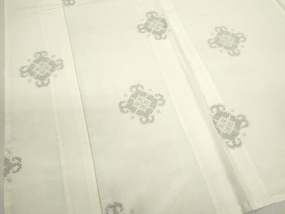 平和屋着物▽上質な紬 単衣 吉祥文 正絹 逸品 CAAV9524ze