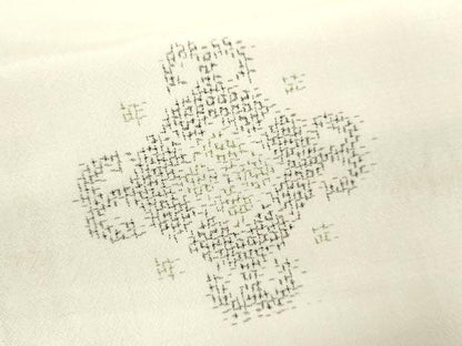 平和屋着物▽上質な紬 単衣 吉祥文 正絹 逸品 CAAV9524ze