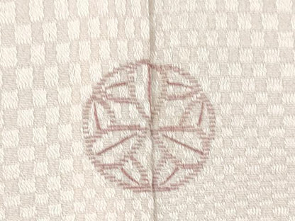 平和屋着物▽訪問着　単衣　総刺繍　笹枝花文　正絹　逸品　CAAV9525ze