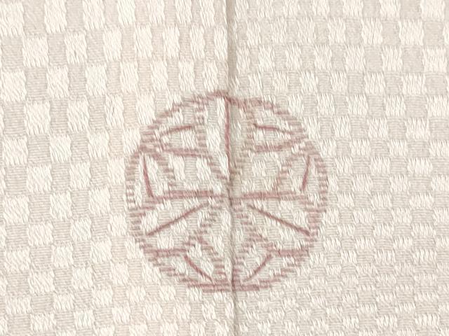 平和屋着物▽訪問着　単衣　総刺繍　笹枝花文　正絹　逸品　CAAV9525ze