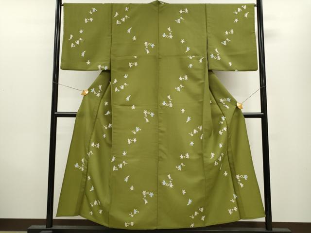 平和屋着物▽小紋　単衣　童子遊び　洗える着物　CAAV9530ze
