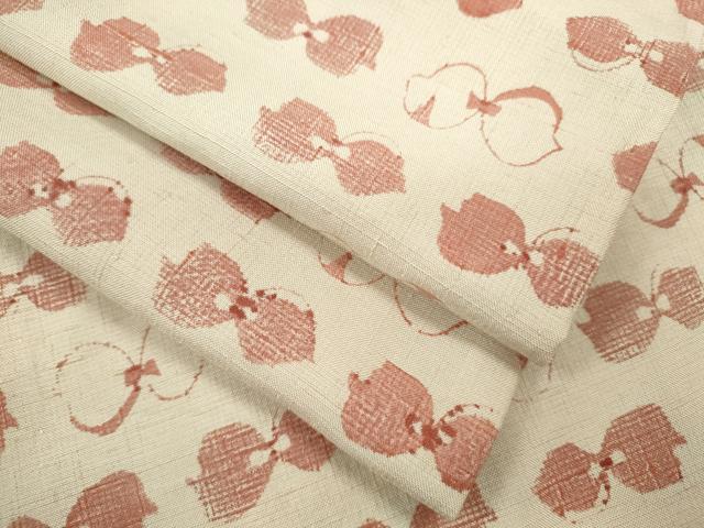 平和屋着物▽上質な紬 単衣 吉祥文 正絹 逸品 CAAV9533ze