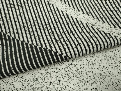 平和屋着物▽小紋　単衣　斜線文　たたき染め　洗える着物　CAAV9536ze