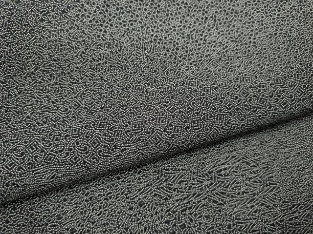 平和屋着物＊夏物 江戸小紋 絽 寄せ小紋柄 黒地 ますいわ屋扱い 正絹 逸品 CAAV9584ze