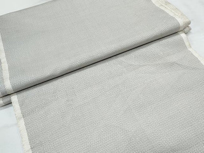 平和屋着物●本場大島紬　アンサンブル　反物　白大島　100亀甲　総詰め　着尺+羽尺　逸品　未使用　CAAV9860th