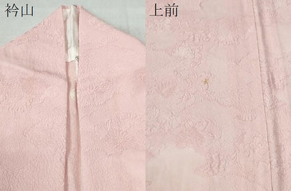 平和屋着物▽上質な色無地 単衣 辻が花地紋 虹色 正絹 逸品 CAAW0843ng