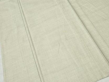 平和屋着物▽大島紬　単衣　白大島　100亀甲　証紙付き　正絹　逸品　CAAW0846ng
