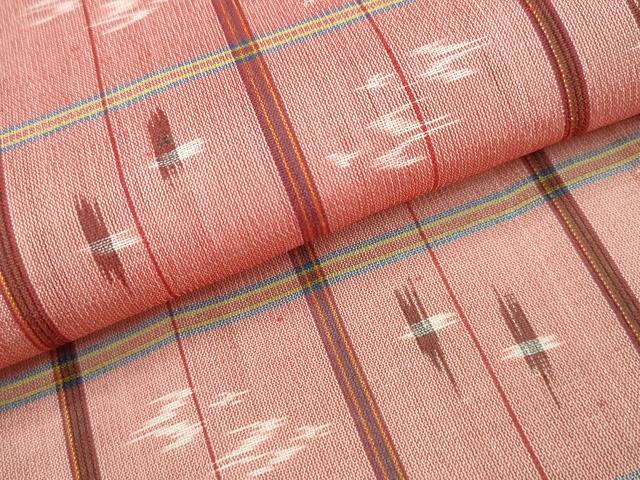 平和屋着物＊夏物 本場琉球絣 夏琉球 正絹 逸品 未使用 CAAW0886ng