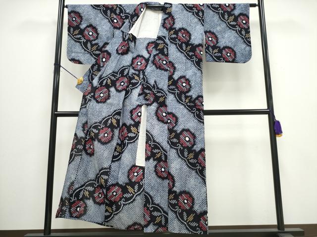 平和屋着物∴夏物 浴衣 有松鳴海絞り 花唐草文 綿 逸品 CAAW0891ng