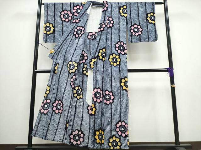 平和屋着物∴夏物 浴衣 有松鳴海絞り 舞花間道 綿 逸品 CAAW0902ng